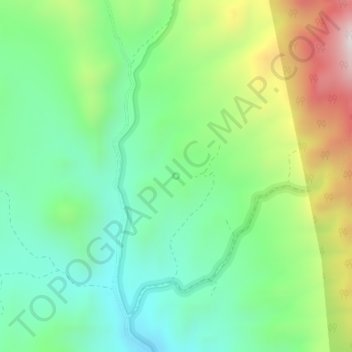 Johnson Spring topographic map, elevation, terrain