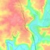 Thixton topographic map, elevation, terrain