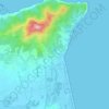 Cabo Negro topographic map, elevation, terrain