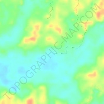 Maimi topographic map, elevation, terrain