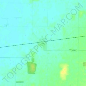 Dola topographic map, elevation, terrain