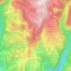 Corbane topographic map, elevation, terrain