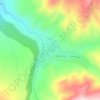 Jyrgalan topographic map, elevation, terrain
