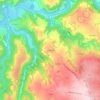 La Sarette topographic map, elevation, terrain