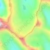 Ram River Glacier topographic map, elevation, terrain