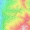 Peyresourde-Balestas topographic map, elevation, terrain