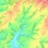 Mount Pleasant topographic map, elevation, terrain