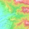 Halsho topographic map, elevation, terrain