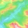 La Jarjatte topographic map, elevation, terrain