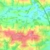 Brook Street topographic map, elevation, terrain