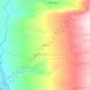 Villarica topographic map, elevation, terrain