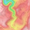 Source de la Loue topographic map, elevation, terrain