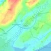 Dwyran topographic map, elevation, terrain