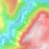 Gorges du Tarn topographic map, elevation, terrain