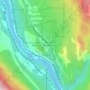 Boothroyd's topographic map, elevation, terrain