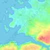 Kerougoun topographic map, elevation, terrain