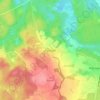 Kęszyca topographic map, elevation, terrain