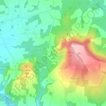 Redford topographic map, elevation, terrain