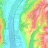 Saquier topographic map, elevation, terrain