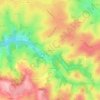 Villejaleix topographic map, elevation, terrain