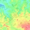 Patumāhoe topographic map, elevation, terrain