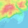 Dour Bras topographic map, elevation, terrain