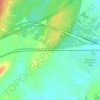 Deep Cut topographic map, elevation, terrain