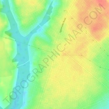 Lafenwa topographic map, elevation, terrain