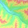 宋家沟镇 topographic map, elevation, terrain