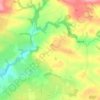 Roweltown topographic map, elevation, terrain