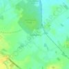 Oakington topographic map, elevation, terrain