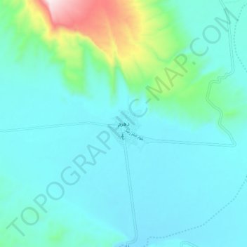 Dehram topographic map, elevation, terrain