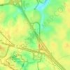 Williamsburg Country Club Dam topographic map, elevation, terrain