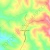 Makutano topographic map, elevation, terrain