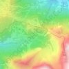 Le Planet topographic map, elevation, terrain