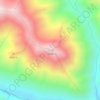 4000 topographic map, elevation, terrain
