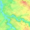 La Faubretière topographic map, elevation, terrain