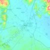 Larissa topographic map, elevation, terrain