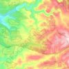 Bedia topographic map, elevation, terrain