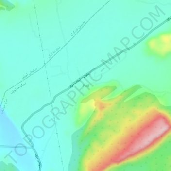 Pail topographic map, elevation, terrain