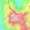 Vignemale topographic map, elevation, terrain