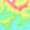 Cocorote topographic map, elevation, terrain