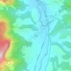 La Salle topographic map, elevation, terrain