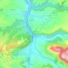 Raspaillac topographic map, elevation, terrain