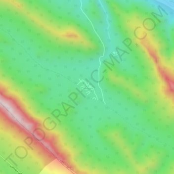 Chokhmakh topographic map, elevation, terrain
