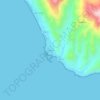 Acciaroli topographic map, elevation, terrain