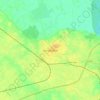 Farrukhabad topographic map, elevation, terrain