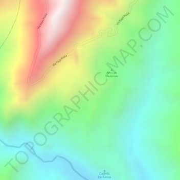 Maco topographic map, elevation, terrain
