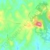 Peniel topographic map, elevation, terrain