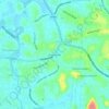 Pottammal topographic map, elevation, terrain